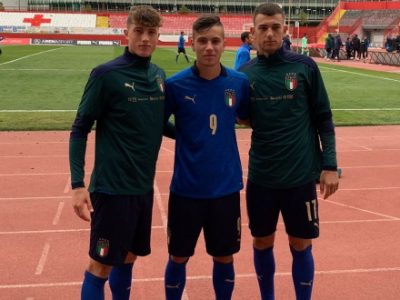 Minuti e ottime impressioni per i giovani rossoblù Raimondo, Stivanello e Motolese con l'Italia Under 18