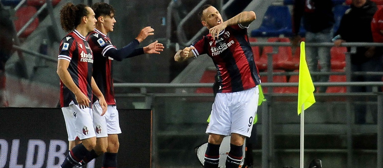 Partita bruttina, risultato splendido: il Bologna rompe 2-0 il muro del Cagliari con De Silvestri e Arnautovic