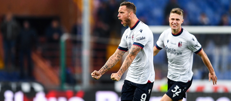 Che bel Bologna! Qualità, attributi e sangue freddo, Samp battuta per la terza volta di fila al Ferraris: 2-1 con Svanberg e Arnautovic