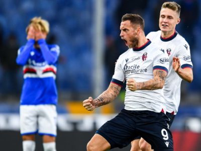 Sampdoria-Bologna, sempre 1-2 negli ultimi 3 precedenti. In totale 24 successi blucerchiati e 14 rossoblù, 12 i pareggi