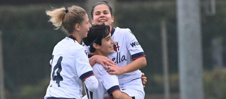 Bologna Femminile, secondo successo di fila: le rossoblù regolano 3-0 il Mittici con Arcamone, Zanetti e Stagni