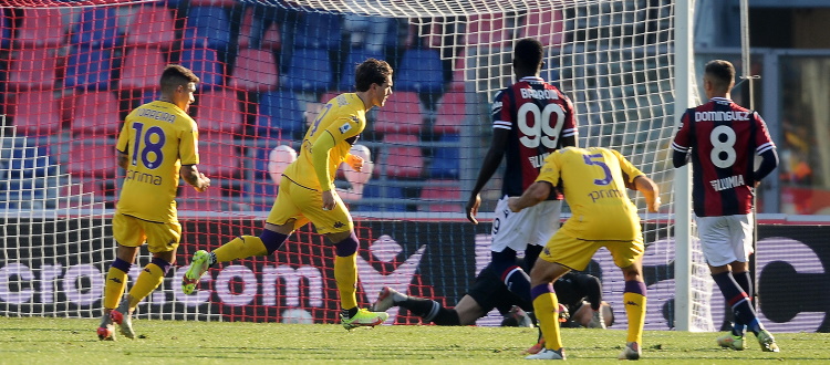 Bologna in tono minore, la Fiorentina passa con merito al Dall'Ara: 2-3, ai rossoblù non bastano Barrow e Hickey