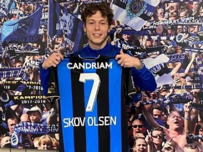 Ufficiale: Andreas Skov Olsen al Club Brugge