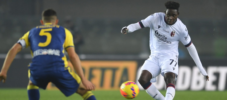 Esordio anche in Serie A per Annan, quarto ghanese nella storia del Bologna