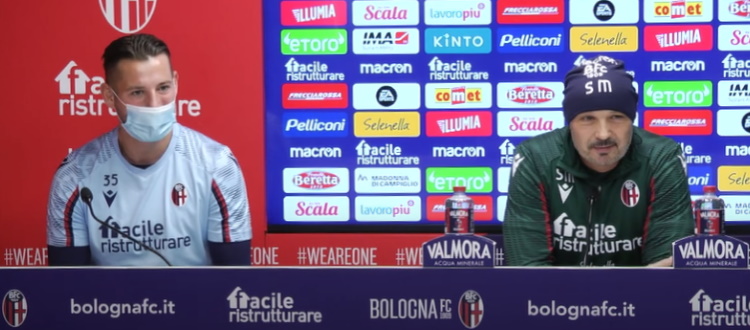 Mihajlovic: "Rosa dimezzata ma non cerco alibi, sono convinto che faremo una grande gara". Dijks: "Finalmente sto bene, voglio ripagare il club e i tifosi"