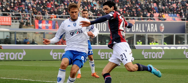 Bologna confuso e nervoso, sembra sia stata smarrita la bussola. Qualche singolo si salva, ma mancano idee e gioco di squadra