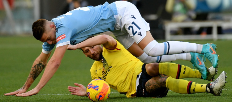 Le foto di Lazio-Bologna e tutti i numeri della stagione rossoblù disponibili su Zerocinquantuno