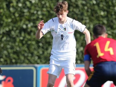 Castaldo sempre titolare nelle due amichevoli tra Italia e Spagna Under 15, per il bomberino del Bologna anche un gol