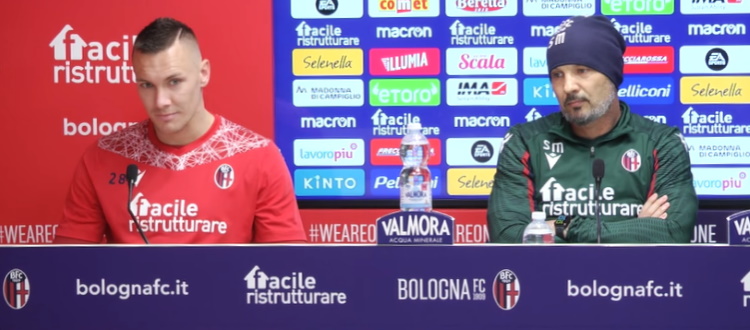 Mihajlovic: "Devo ancora parlare con Saputo, a Bologna resterei volentieri. Domani come Fortitudo-Virtus". Skorupski: "Coi piedi sto migliorando, costruire dal basso non è un problema"