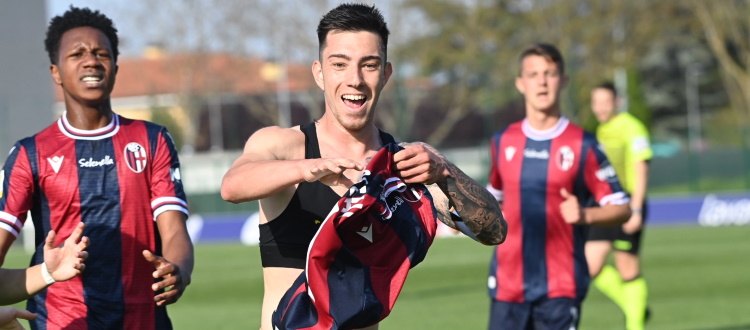 Colpo da biliardo di Rocchi e il Bologna Primavera fa secco 1-0 il Torino, sesto successo nelle ultime 7 gare casalinghe