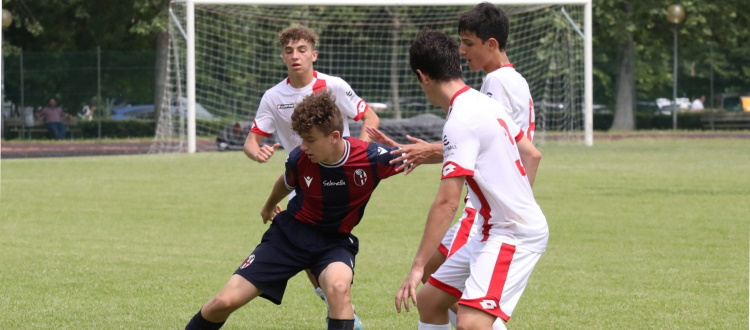 Il Bologna Under 15 pareggia 2-2 col Monza nell'andata dei quarti di finale, a segno Castaldo e Negri