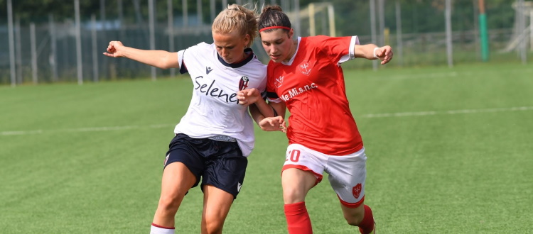 Femminile, match pirotecnico fra Bologna e Triestina: le rossoblù la spuntano 3-2 con doppietta di Magnusson e gol di Marcanti