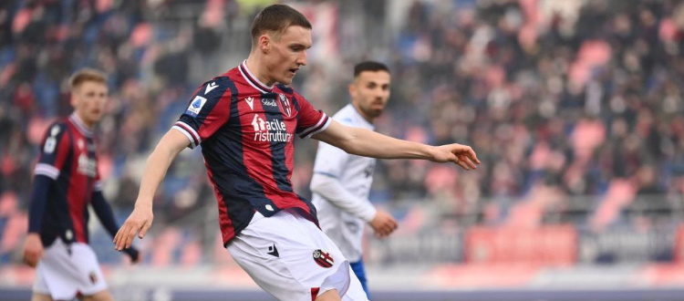 Aebischer: "Voglio diventare importante per il Bologna e tornare in Europa con questa maglia. La squadra è forte ma serve continuità, ci dispiace aver deluso i tifosi"