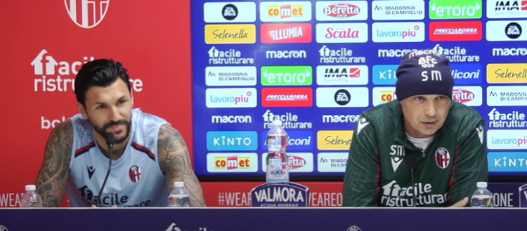 Mihajlovic: "Con Saputo parlerò a breve, voglio essere giudicato solo sul piano tecnico. Domani va chiusa bene la stagione". Soriano: "Mi spiace di non aver mai segnato, il rinnovo non sarà un problema"