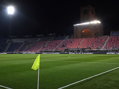 Stadi per la stagione 2022/23: Licenza UEFA al Bologna (Dall'Ara) e ad altri 16 club dell'attuale Serie A