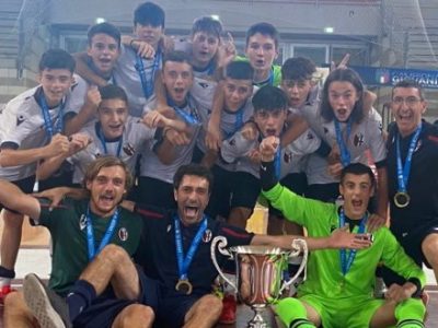 Il Bologna Under 15 è campione d'Italia nel calcio a 5, finale senza storia: 8-0 alla Roma, altro scudetto dopo quello del 2019