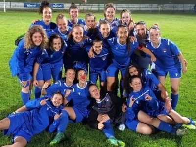 Sciarrone e Zanetti del Bologna Femminile vincono il Torneo Eusalp con la Rappresentativa LND Under 20