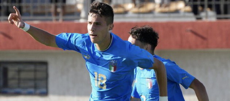 Super Raimondo porta l'Italia Under 18 in finale ai Giochi del Mediterraneo: doppietta dell'attaccante rossoblù e 2-1 al Marocco