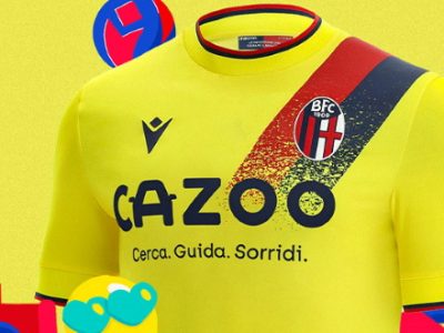 Bologna, la maglia gialla confermata anche per la stagione 2022/23. Il terzo kit già disponibile sullo store online