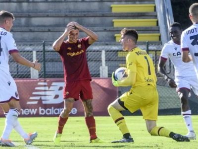 Altra grande vittoria del Bologna Primavera, 2-0 in casa della Roma: gol di Wallius e Anatriello, Bagnolini para un rigore