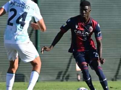 Il giovane difensore rossoblù Diop convocato dall'Italia Under 18 per una doppia amichevole contro la Serbia