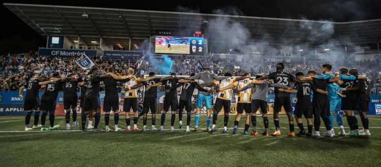 Il CF Montréal recupera da 0-2 a 2-2 contro i Columbus Crew e si qualifica matematicamente per i playoff