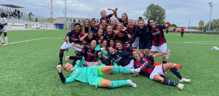 Il Bologna Femminile vince anche a Venezia, ancora in inferiorità numerica: 2-1 firmato Gelmetti-De Biase