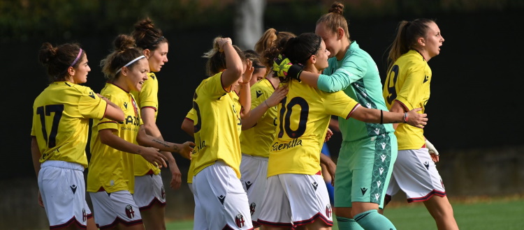 Il Bologna Femminile sa solo vincere: Riccione spazzato via 3-0 con Antolini e doppietta di Gelmetti