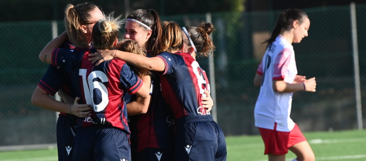 Bologna Femminile, sinfonia numero 7: anche il Padova si inchina alle rossoblù, 3-0 con Colombo, Antolini e Zanetti