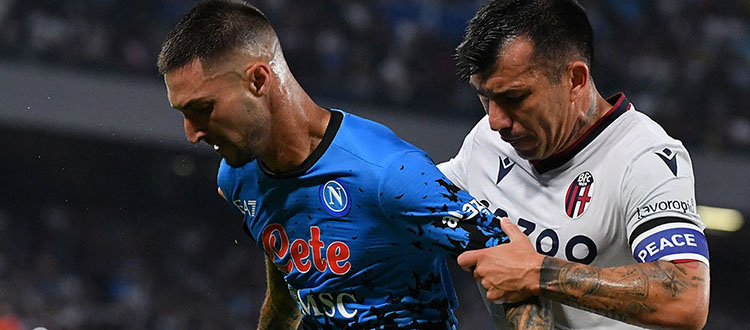 Gli highlights e le foto di Napoli-Bologna e tutti i numeri della stagione rossoblù disponibili su Zerocinquantuno