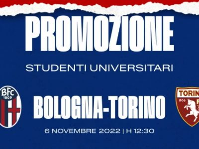 Promozione speciale per Bologna-Torino: studenti universitari dell'Alma Mater nei Distinti a 15 €