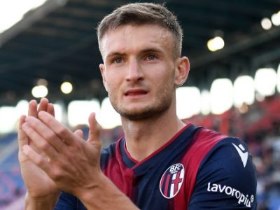 Primo gol in Serie A e in maglia rossoblù per Posch, 489° marcatore nella storia del Bologna