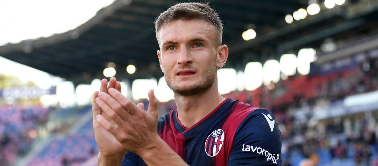 Primo gol in Serie A e in maglia rossoblù per Posch, 489° marcatore nella storia del Bologna