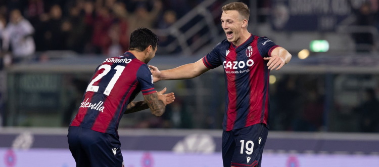 Il 3-0 di Ferguson in Bologna-Sassuolo eletto gol più bello del mese di novembre