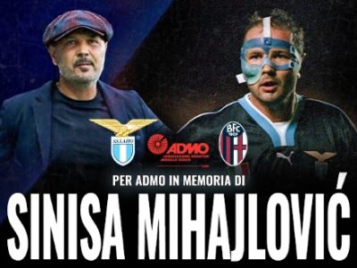 Lazio-Bologna, maglie all'asta per sostenere ADMO in memoria di Sinisa. La famiglia Mihajlovic sarà in tribuna
