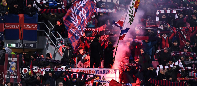 Al via la prevendita per Bologna-Cesena di Coppa Italia: aperti i settori Curva Bulgarelli, Curva Ospiti e Tribuna, riduzioni per gli abbonati