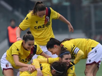 Il Bologna Femminile vince anche lo scontro diretto: Meran Women battuto 2-1 con Gelmetti e Arcamone, le rossoblù allungano in vetta