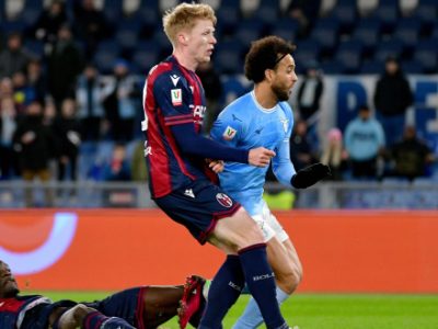 Il Bologna non c'è e regala pure, Lazio avanti senza fatica: 1-0 con Felipe Anderson, biancocelesti nei quarti di Coppa Italia