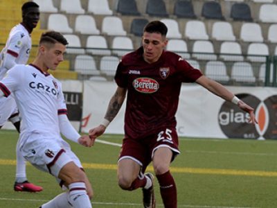 Bologna Primavera, 1-1 in extremis sul campo della capolista Torino: Raimondo risponde su rigore a Ciammaglichella