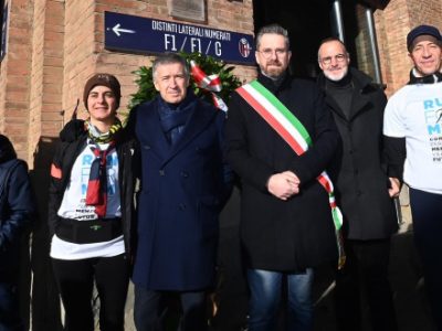 Questa mattina al Dall'Ara l'annuale commemorazione di Arpad Weisz, per il Bologna presenti Saputo e Fenucci