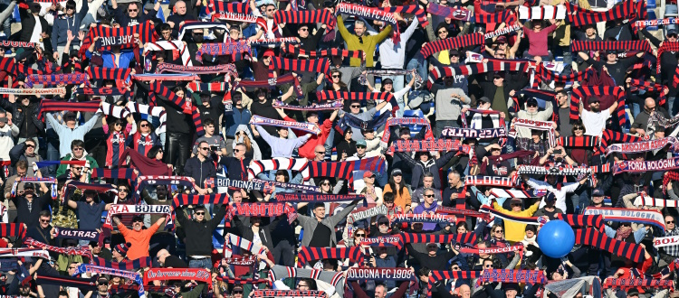 Bologna, la prima fase della campagna abbonamenti chiusa a quota 13.000. Oggi esaurita la Curva Bulgarelli