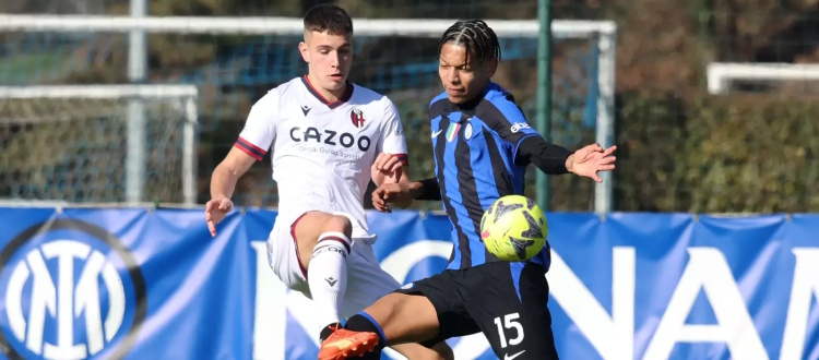 Raimondo risponde con un gran gol a Esposito, il Bologna Primavera pareggia 1-1 in casa dell'Inter
