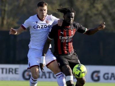 Il Bologna Primavera gioca bene ma perde la seconda gara di fila, 1-0 Milan. Vigiani: 