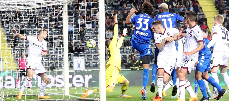 Bologna, il solito Castellani maledetto: errori e sfortuna per i ragazzi di Motta, l'Empoli ringrazia e vince 3-1