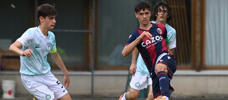 Bologna Under 16 eliminato dall'Empoli agli ottavi, l'Under 15 pareggia con l'Inter nell'andata dei quarti