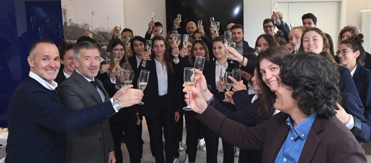 Bologna Femminile, un brindisi con Saputo e Fenucci per festeggiare la promozione in Serie B