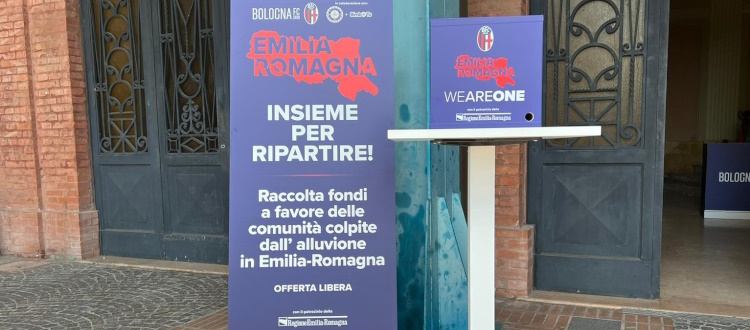 'Insieme per ripartire', domani allo stadio Dall'Ara la raccolta fondi per l'Emilia-Romagna