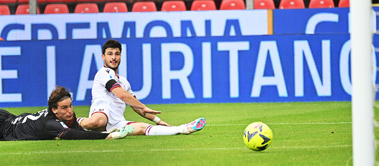 Gli highlights e le foto di Cremonese-Bologna e tutti i numeri della stagione rossoblù disponibili su Zerocinquantuno