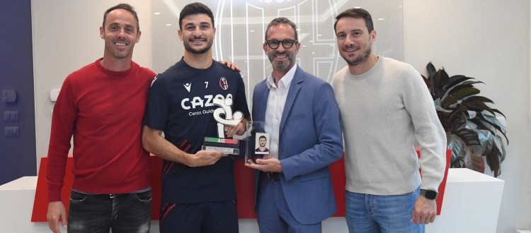 Ripresa della attività verso Bologna-Roma, ancora a parte Sansone e Soriano. Orsolini premiato dall'AIC come MVP di aprile