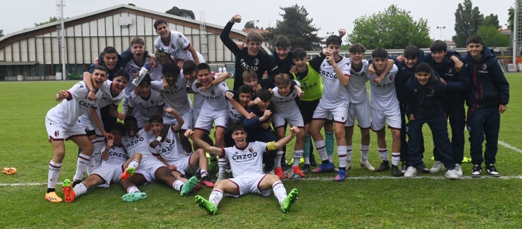 Il Bologna Under 18 perde e si complica la vita, termina la stagione dell'Under 14. Bene l'Under 15, ai quarti di finale scudetto